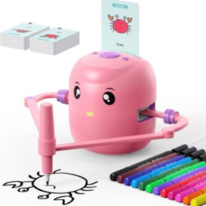 Smart Drawing Robot for Kids,Montessori Educational Painting Toy for 5+ with Voice Interaction&16 Color Pens