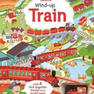 Wind-up Train: A Toy and Book Combo with a Steam Train Adventure Through Cities, Mountains, and Rivers, and a Visit to a Train Museum