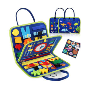 Guolely Busy Board Montessori Toy for Toddlers- Educational Activity